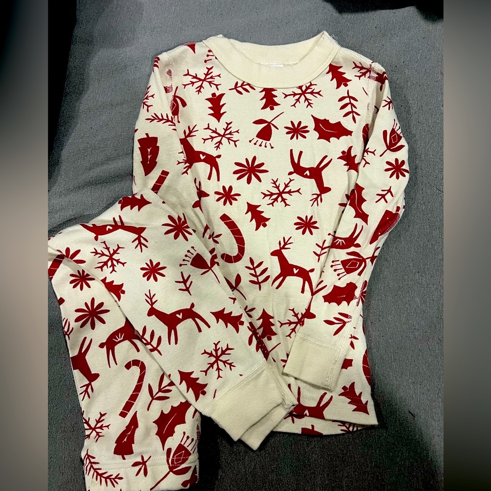 Hanna Andersson Holiday Toddler Pajamas 4T